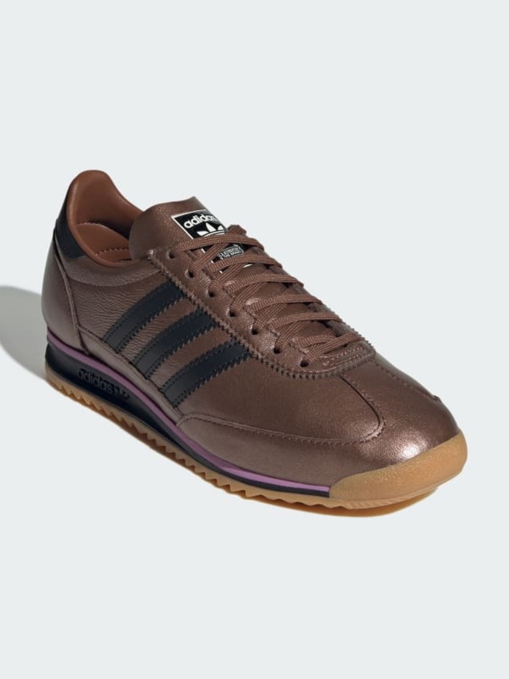 adidas SL 72 Metallic Bronze Athletic Sneakers - Picture 6 of 8